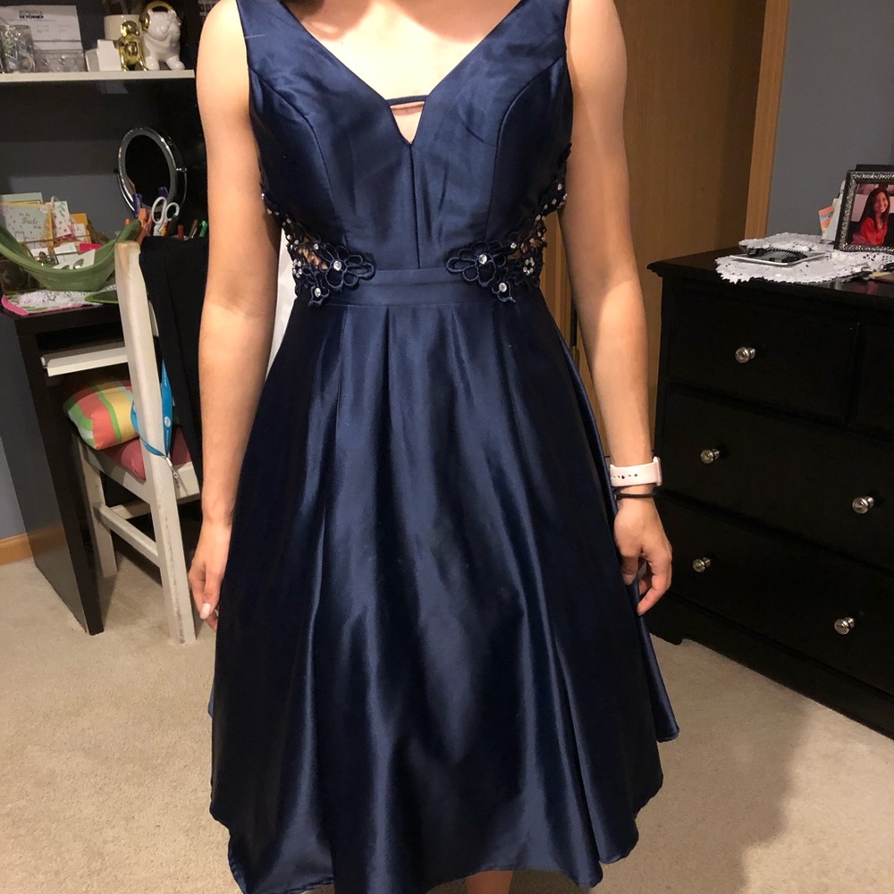 Homecoming dress navy blue